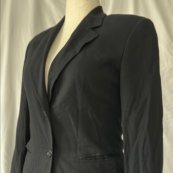 Benetton Classic Black Women's Blazer, size 42 Made in Italy - Picture 3 of 8